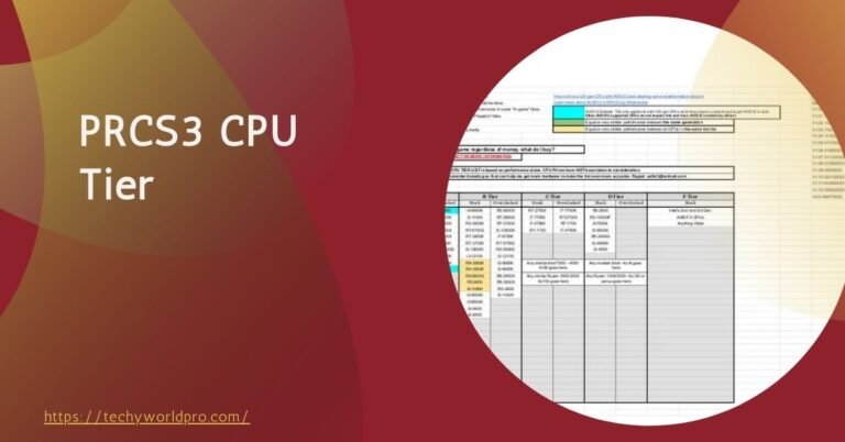 PRCS3 CPU Tier