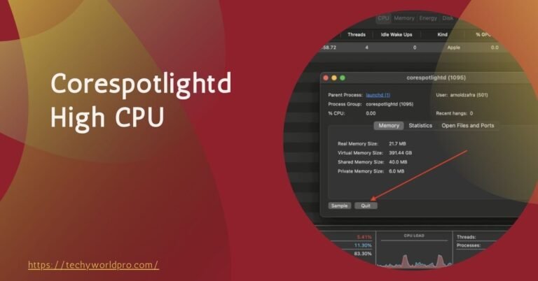 corespotlightd high cpu