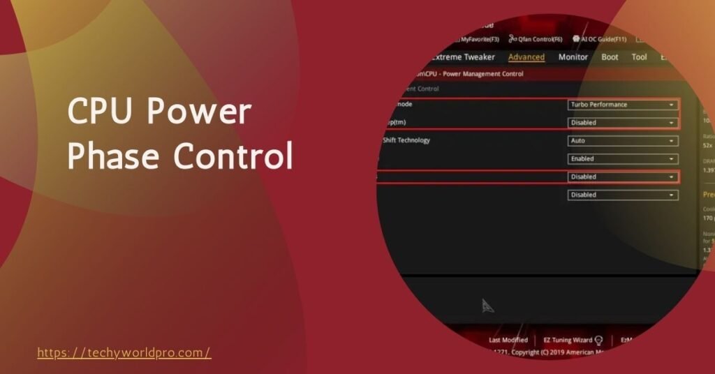 CPU Power Phase Control