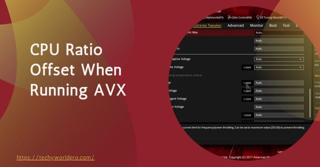 CPU Ratio Offset When Running AVX